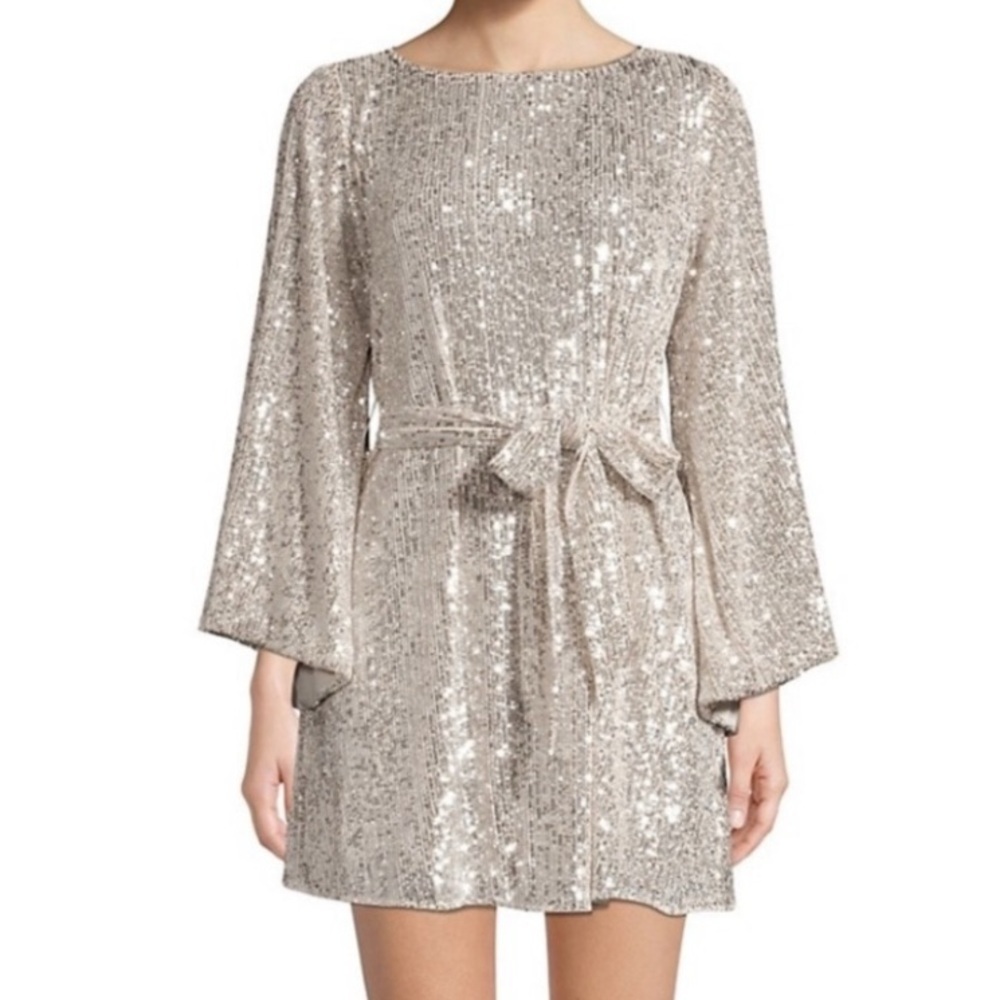 JAYGODFREY Maggie Sequin Mini Dress - Size 6- NWT - Smoke Free Home!